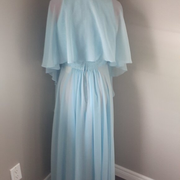 TWO 1970's Jac-An Maxi dresses with detachable capes - Picture 12 of 16